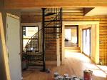 custom Spiral  Staircase in McCoy Virginia near Blacksburg va