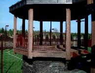 gazebo railing in radfor virginia No visible welds or 